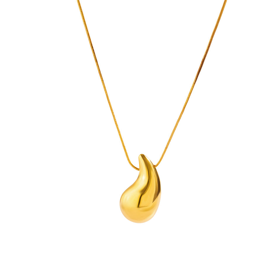 Yvonne Beans Pea Pendant Choker Necklace