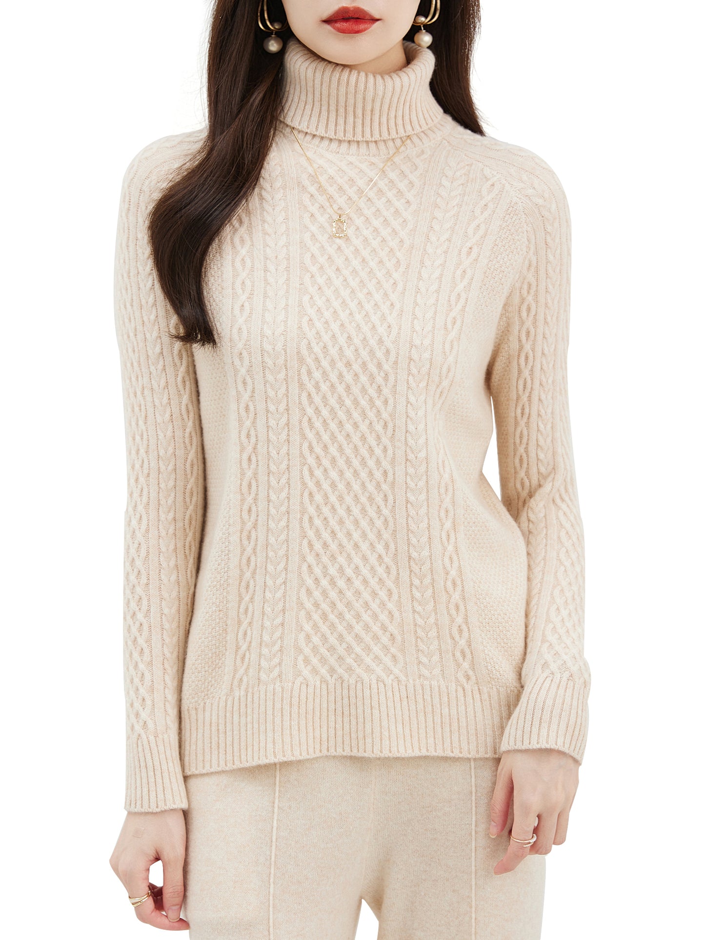 Tanya Woman Turtleneck Sweater