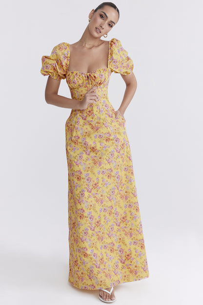 Kate Puff Sleeve Loose Maxi Dress