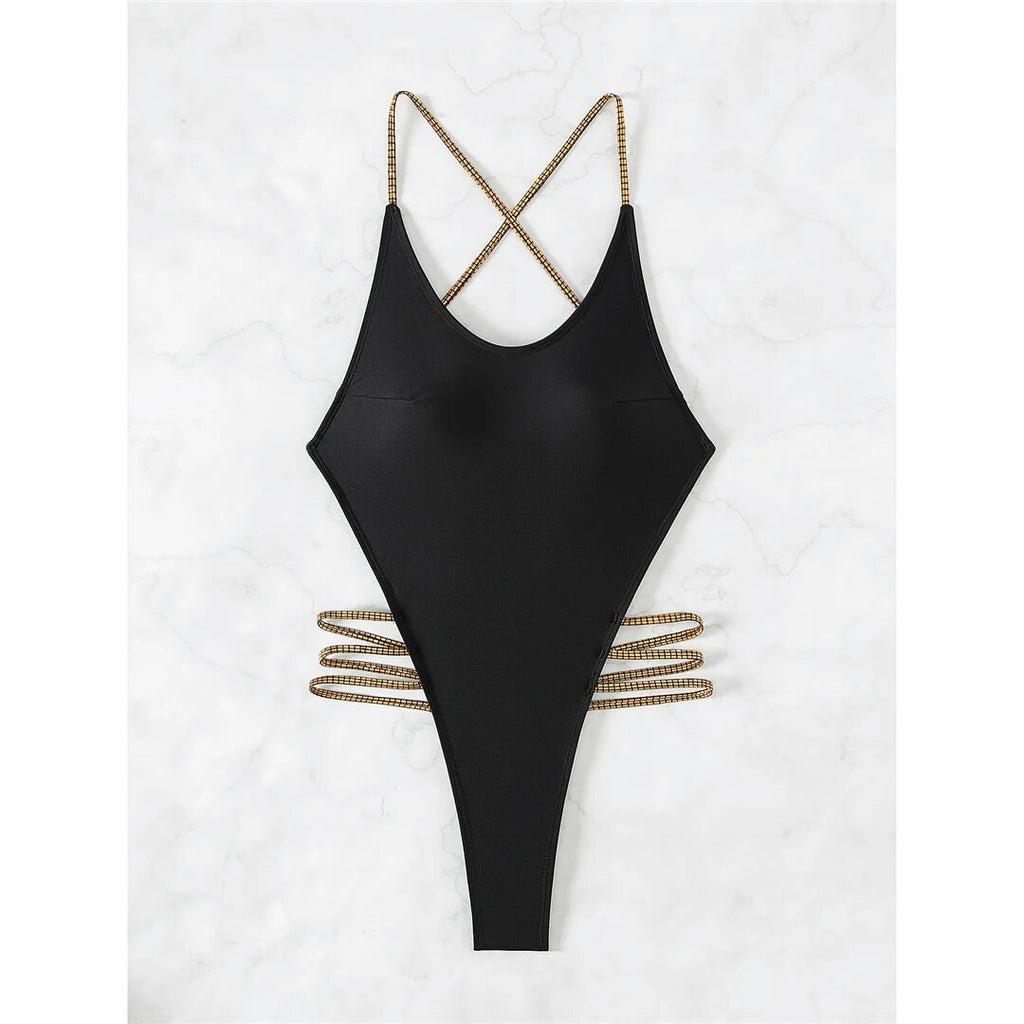 Vanessa Sexy Cross Back Monokini