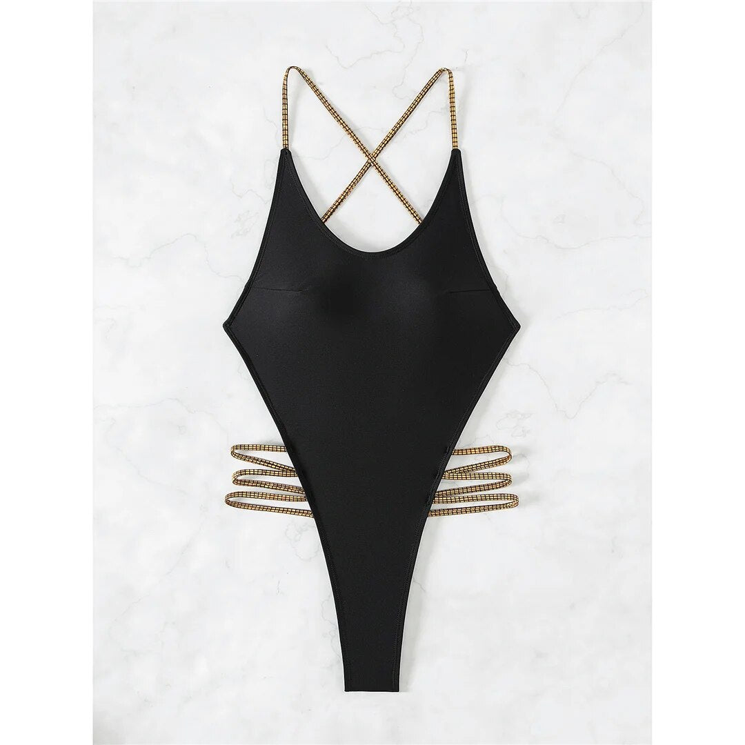 Vanessa Sexy Cross Back Monokini