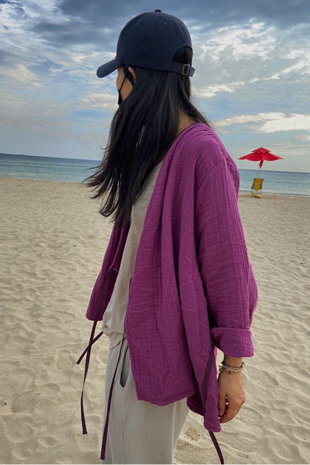 Joan Cotton Gauze Cardigan