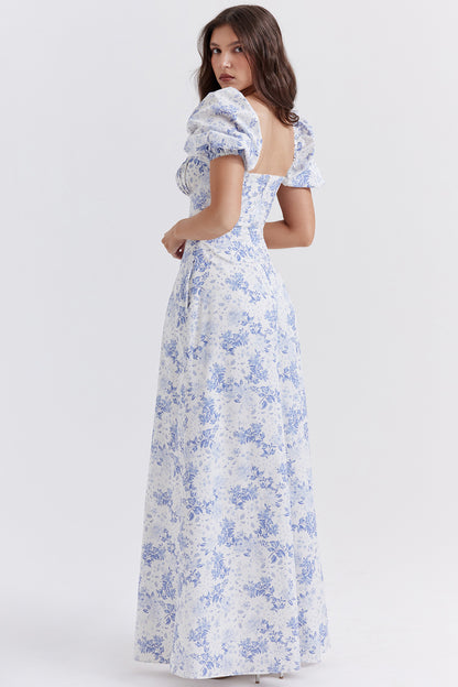 Kate Puff Sleeve Loose Maxi Dress