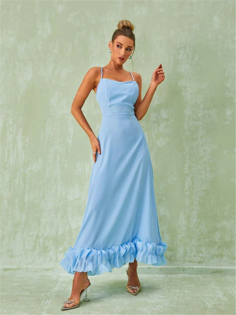 Сlara Flower Hem Sexy Midi Dress