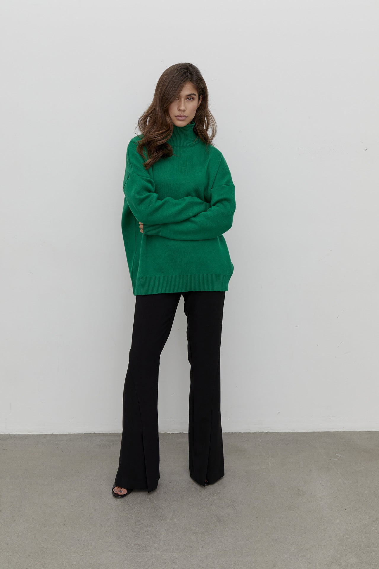 Dawn Women Turtleneck Oversized Casual Sweater