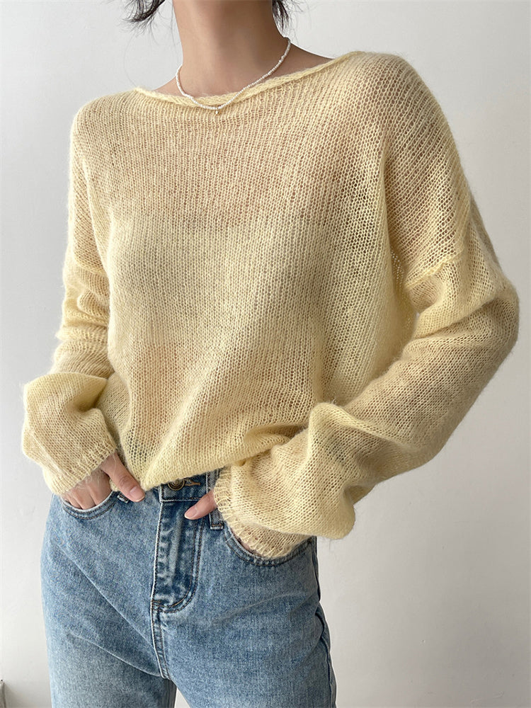 Leah Thin Knitted Woman Sweater