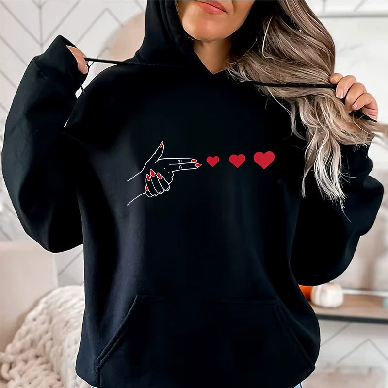 Alt Girl Funny Heart Hoodie