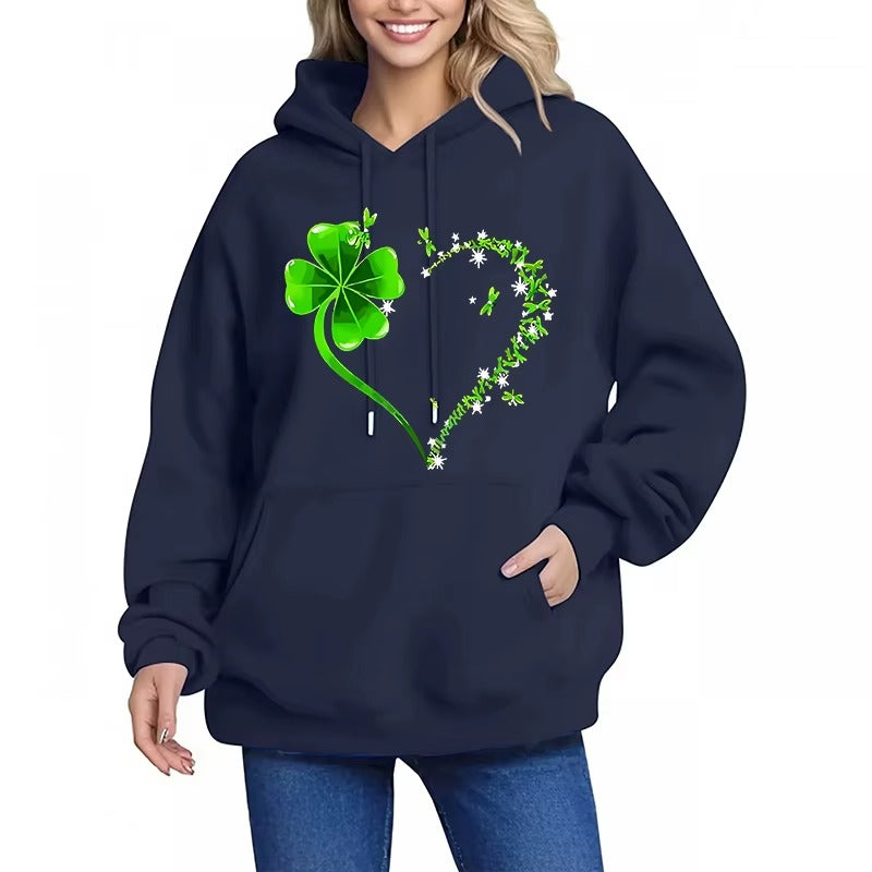 Woman Casual Fall Winter Graphic Print Hoodie