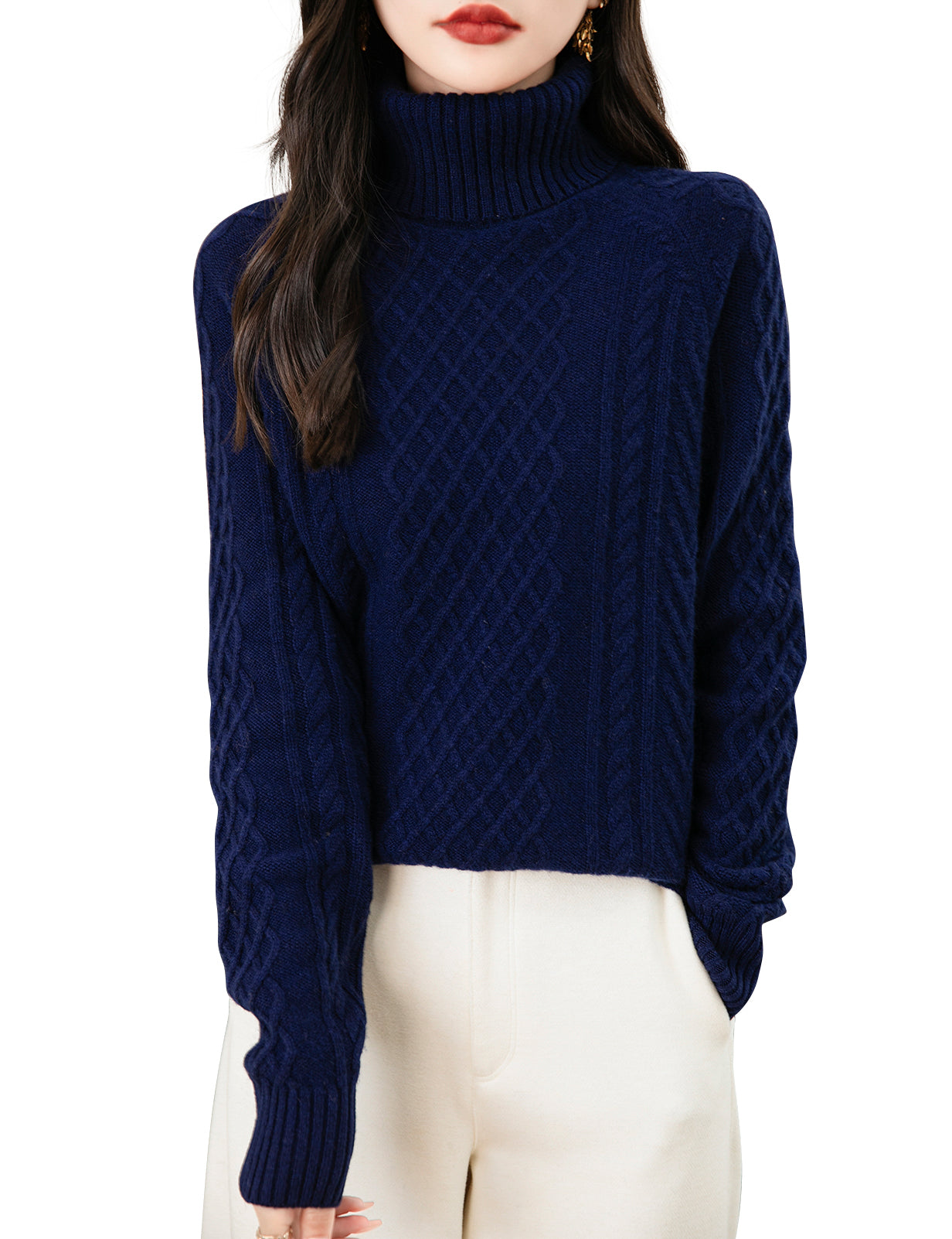 Jenny Woman Turtleneck Sweater