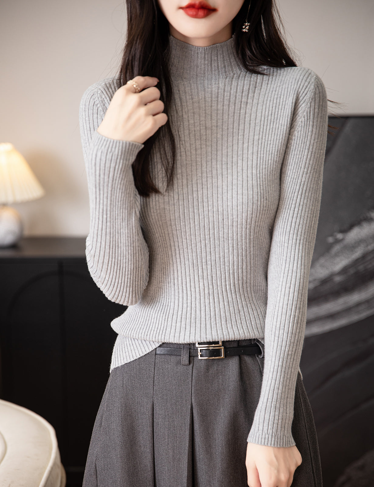 Holly Turtleneck Woman Sweater