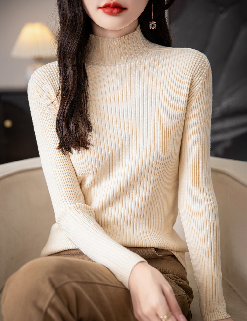 Holly Turtleneck Woman Sweater