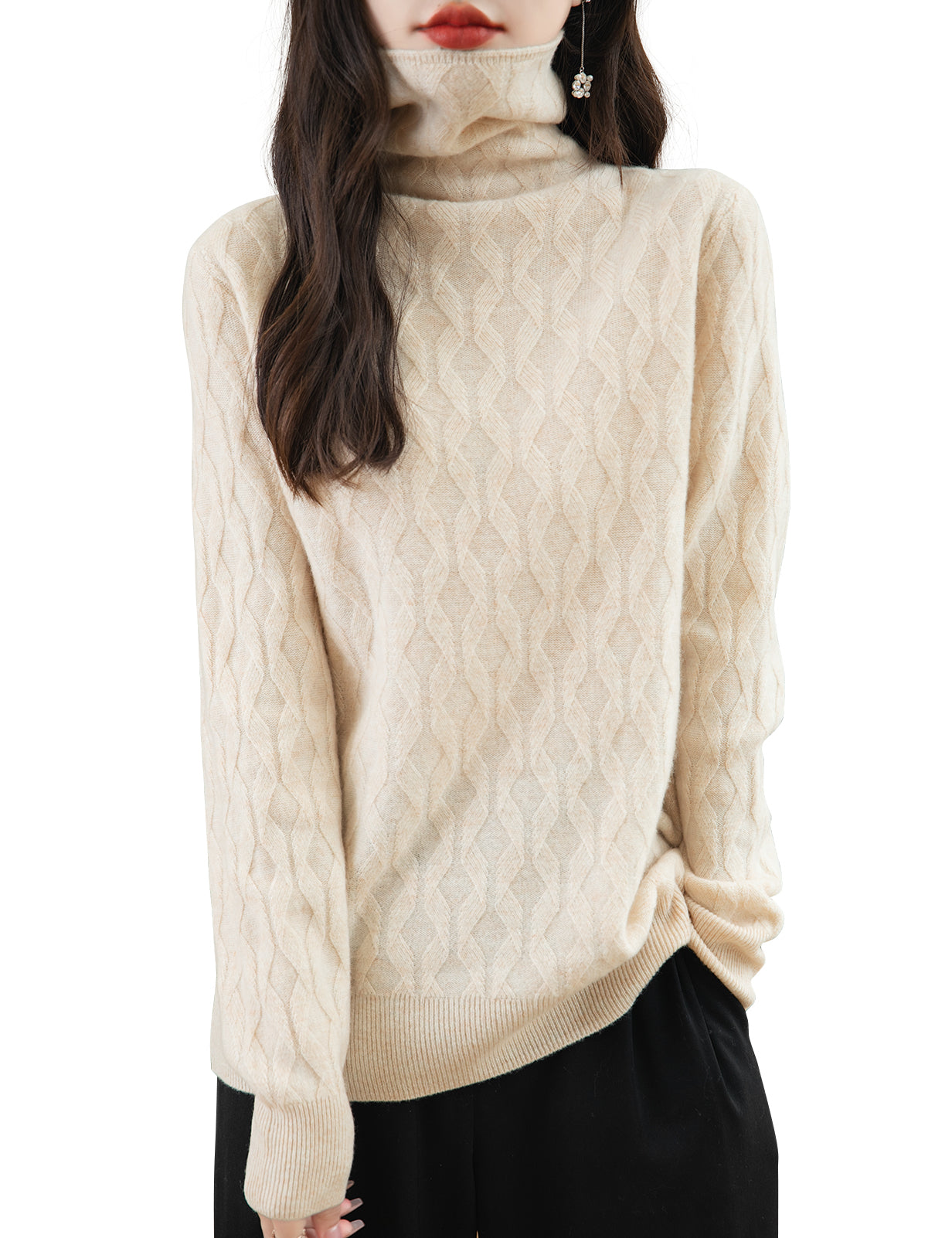 Phyllis Woman Turtleneck Sweater