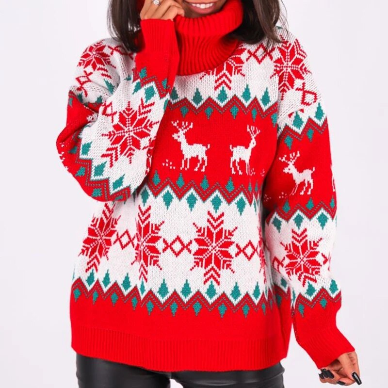 Stacy Full Sleeve Turtleneck Women Sweater