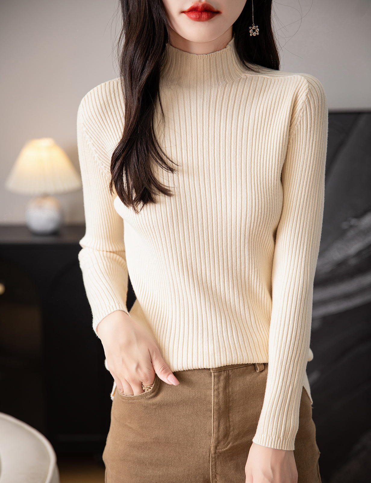 Holly Turtleneck Woman Sweater