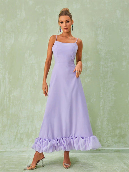 Сlara Flower Hem Sexy Midi Dress