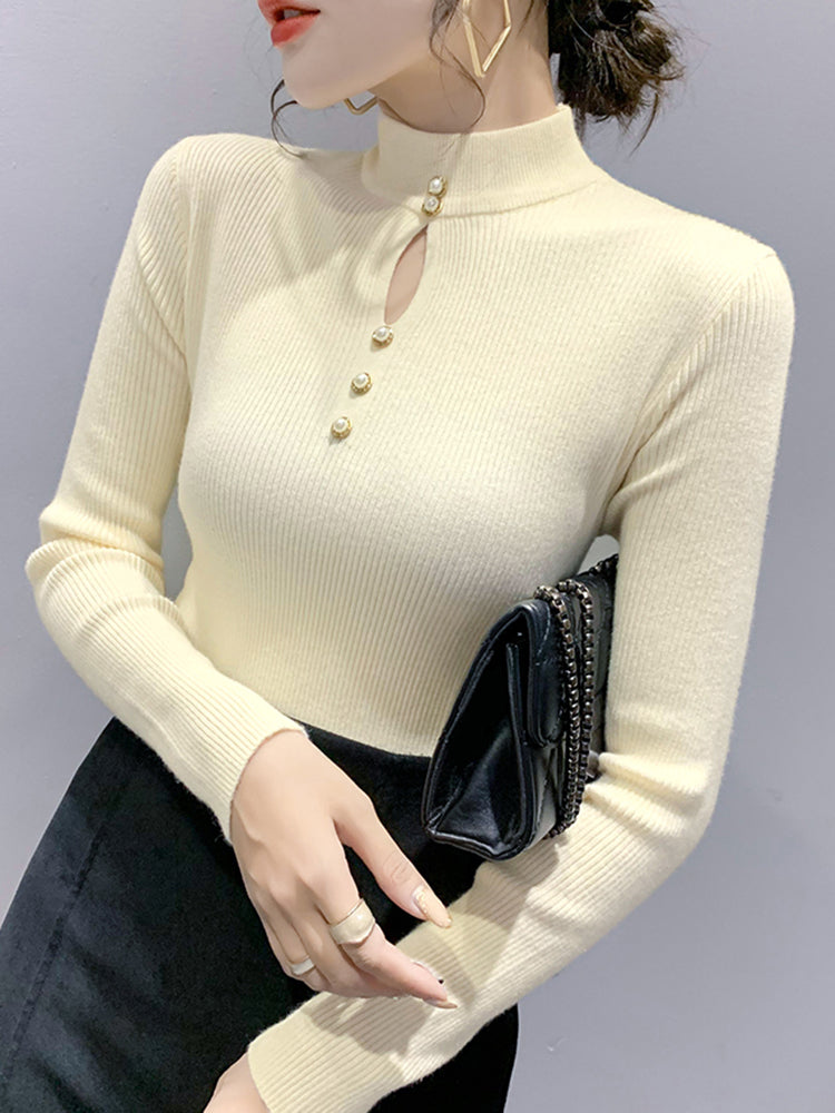 Jasmine Women Hollow-out Sweater