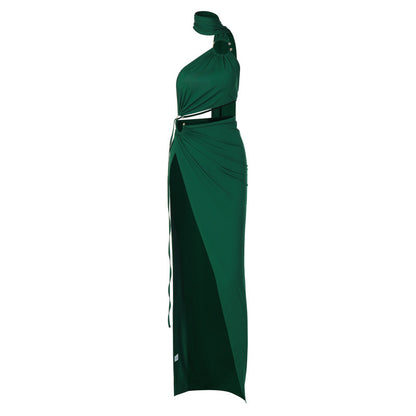 Sheila Hollow Out Strapless Backless Maxi Dress