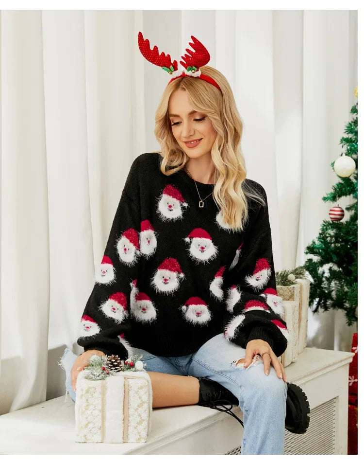 Erin New Year Christmas Loose Women Sweater
