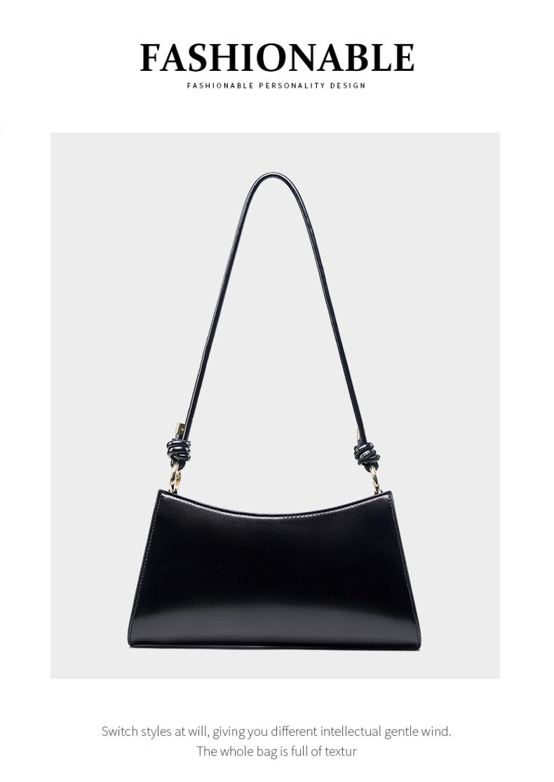 Hannah  Woman Cowhide Genuine Leather Underarm Shoulder Bag