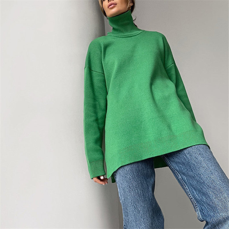 Nicole Turtleneck Oversized Casual Women Sweater