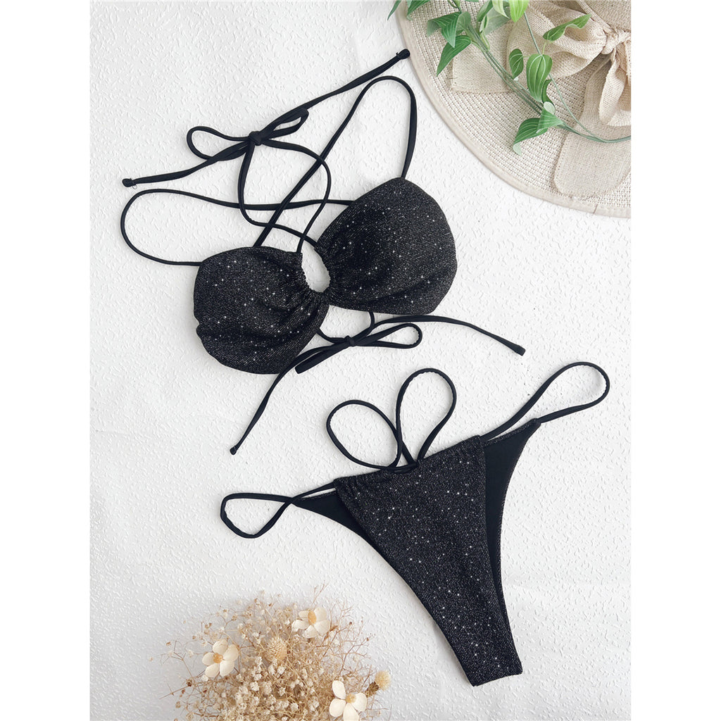 Miranda Sexy Glitter Sparkling Bikini