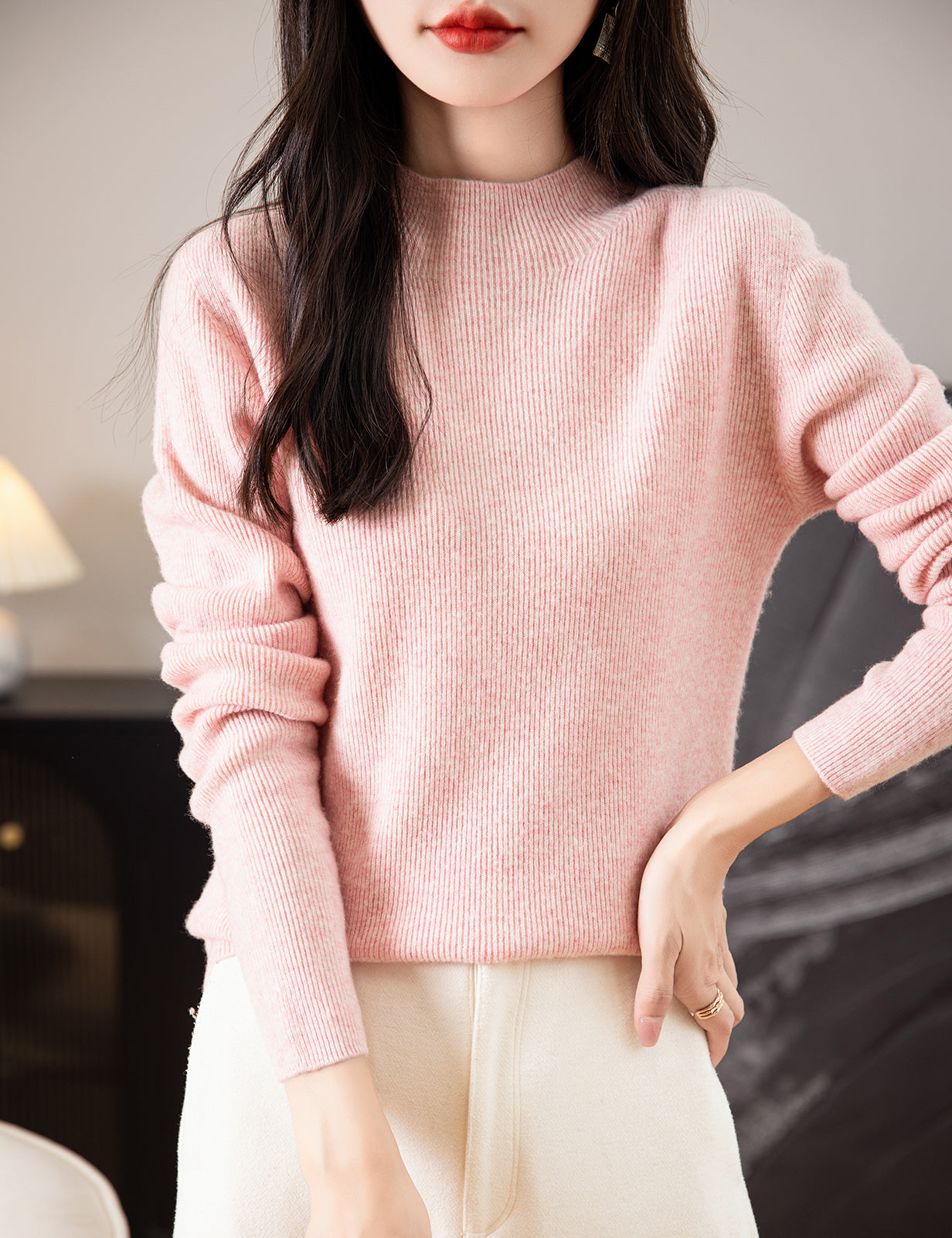 Ruby Woman Long Sleeve Knitted Sweater