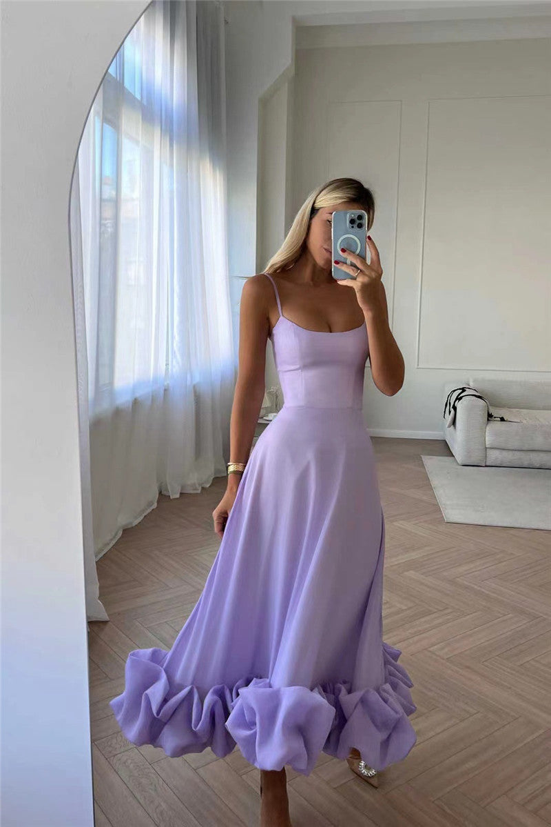 Сlara Flower Hem Sexy Midi Dress
