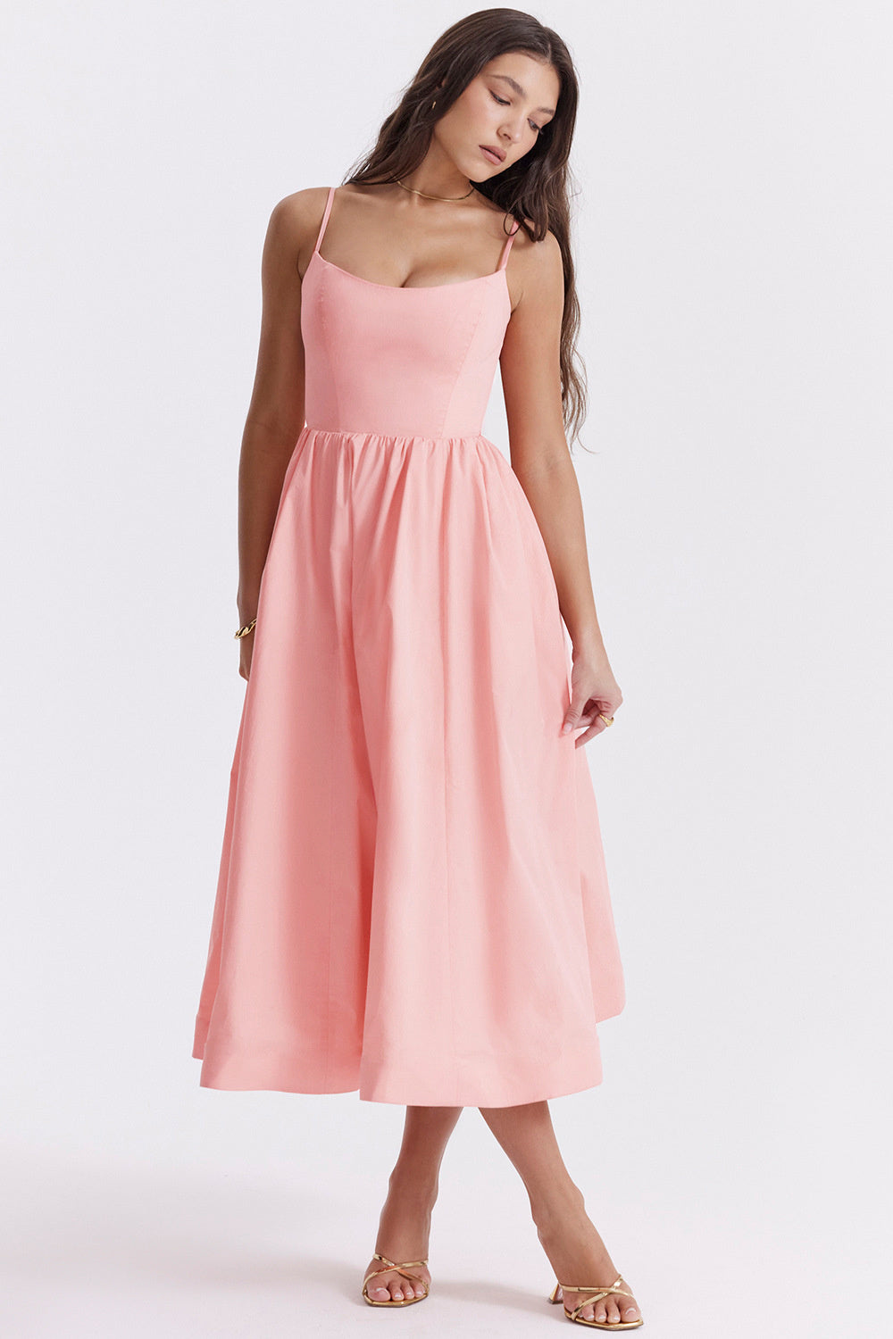Joan A-line Loose Midi Dress
