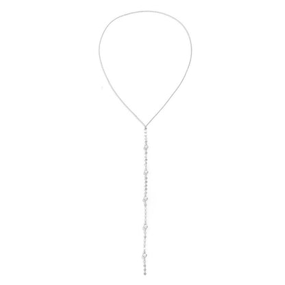 Erika Long Tassel Pendant Chest Chain Necklace