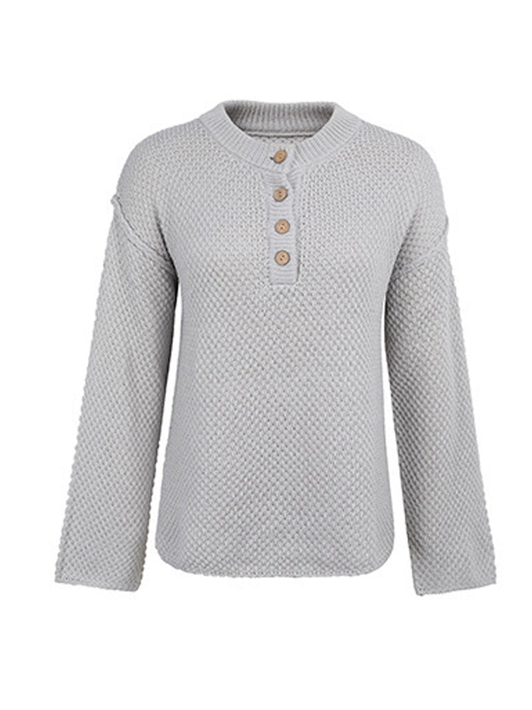 Veronica Vintage Long Sleeve Women Sweater