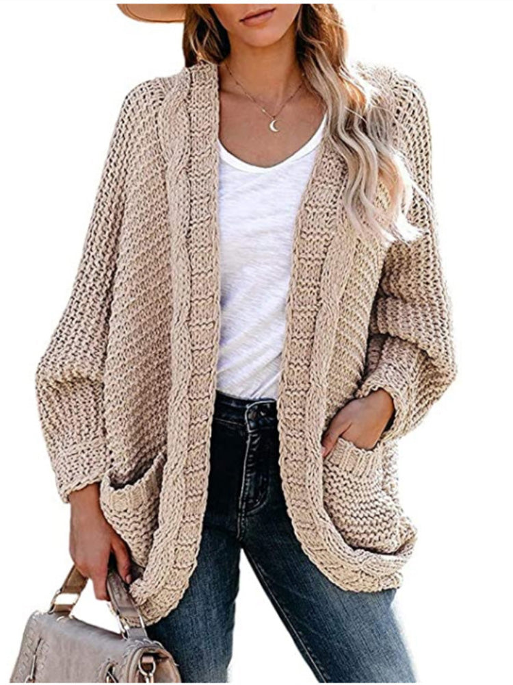 Sheila Oversize Sleeve Boho Knitted Women Sweater