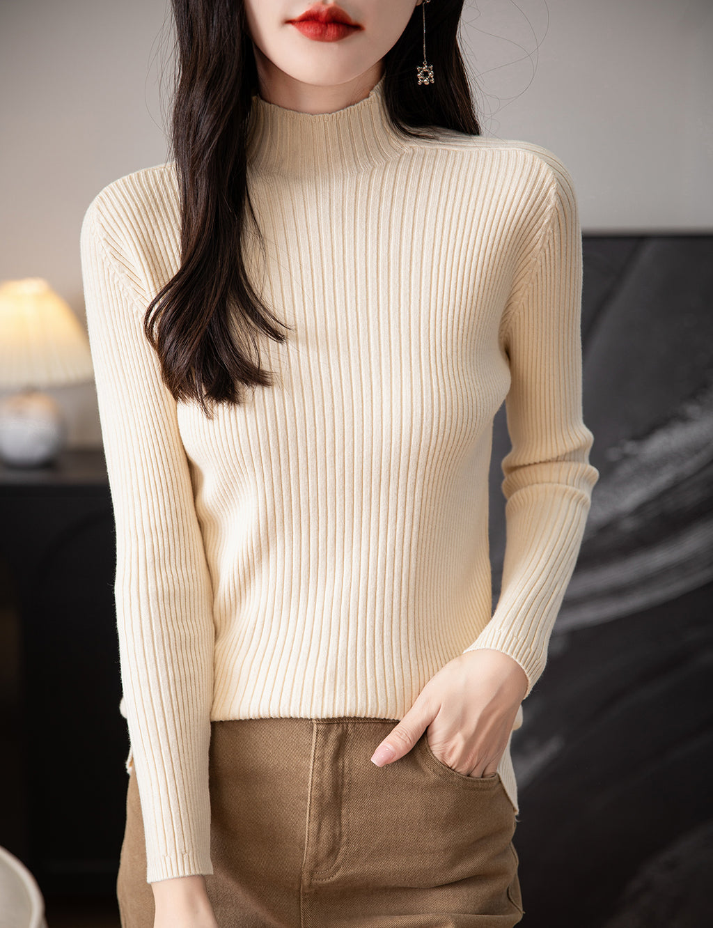 Holly Turtleneck Woman Sweater