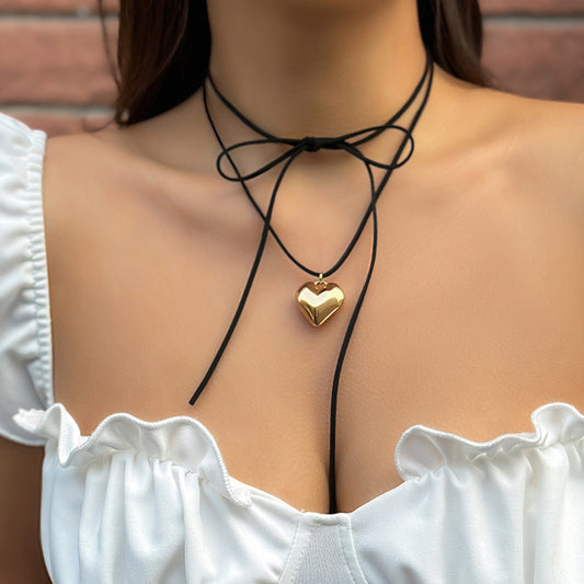 Joan Goth Love Heart Pendant Necklace