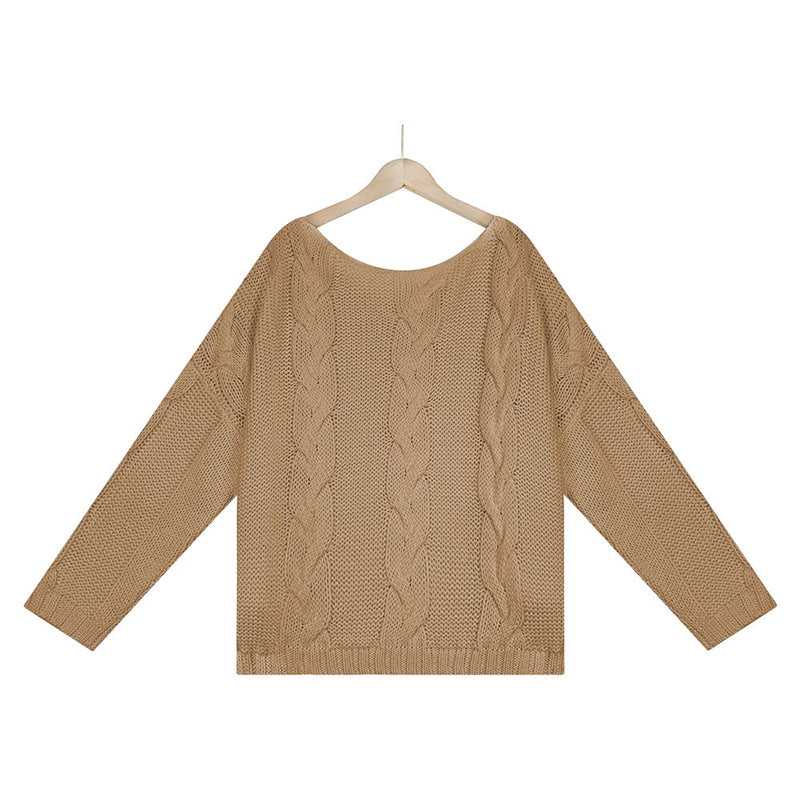 Grace Oversize Twist Bohemian Women Sweater