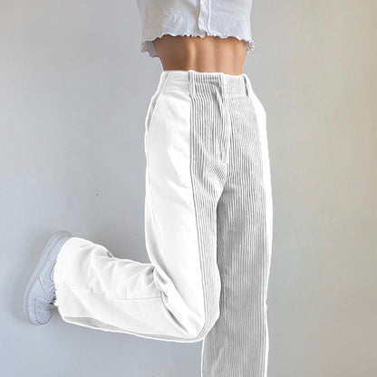 Janet Casual Corduroy Woman Pants