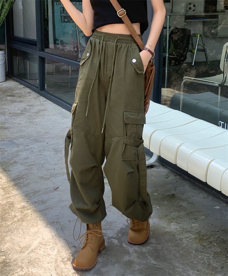 Erika Women High Waist Streetwear Cargo Pants