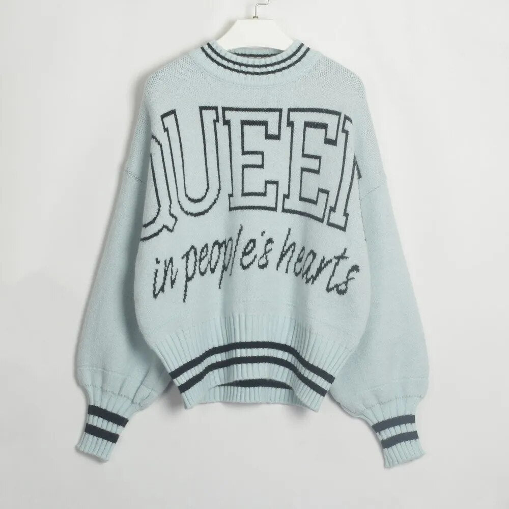 Monica Round Neck Long Sleeve Women Sweater