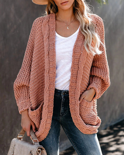 Sheila Oversize Sleeve Boho Knitted Women Sweater