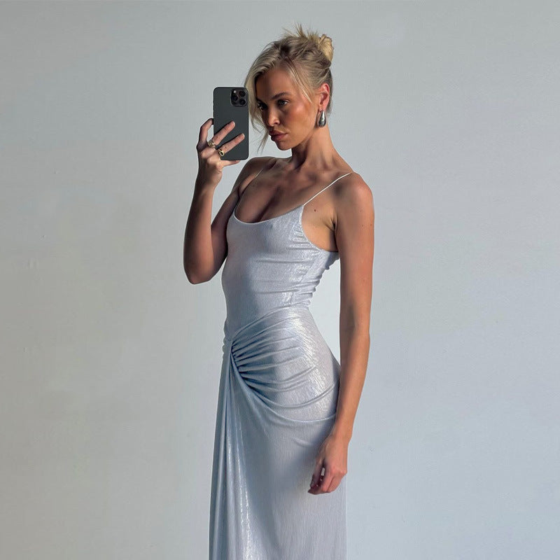 Jenna Spaghetti Strap Sexy Maxi Dress