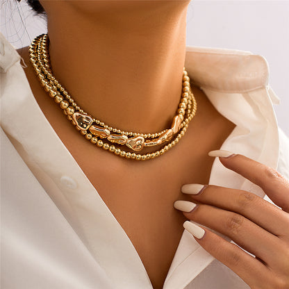 Sally Vintage Multilayer Ball Chain Necklace