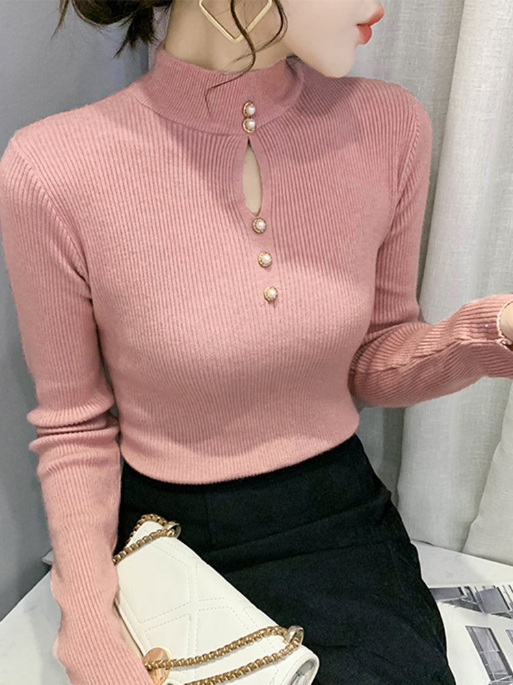 Jasmine Women Hollow-out Sweater