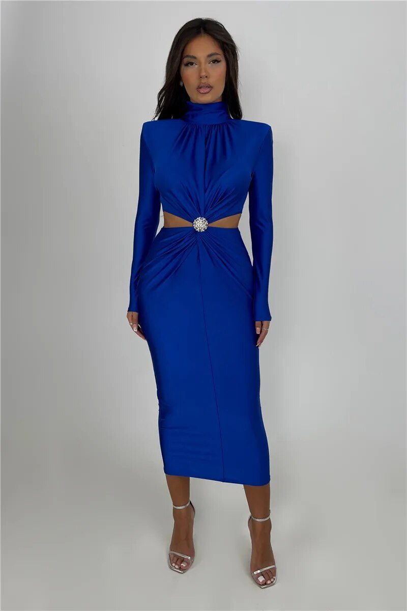 Joan Hollow Out Sexy Maxi Dress