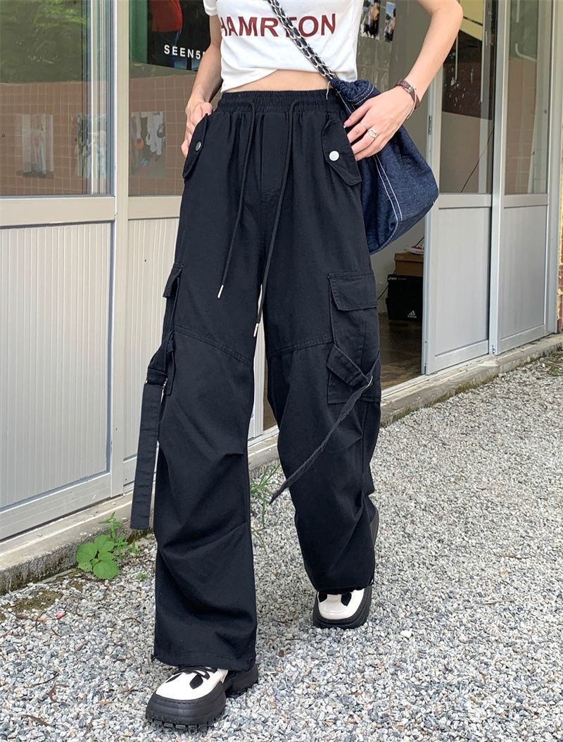 Erika Women High Waist Streetwear Cargo Pants