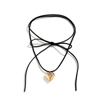Joan Goth Love Heart Pendant Necklace