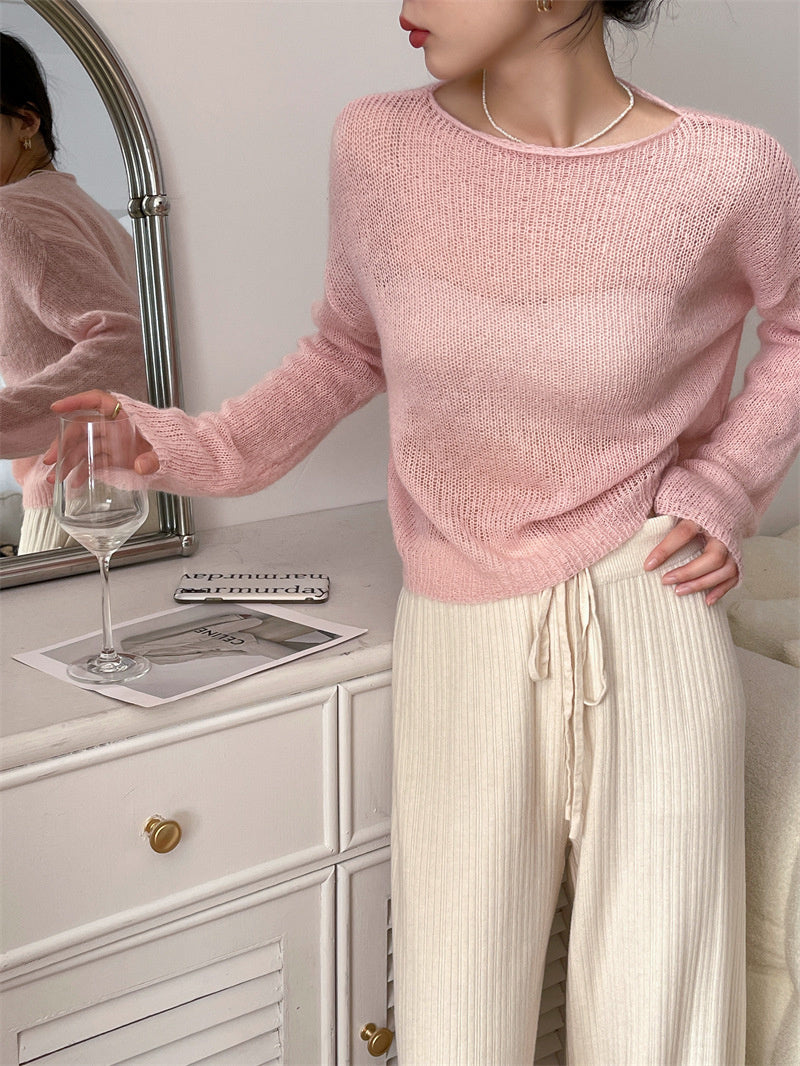 Leah Thin Knitted Woman Sweater