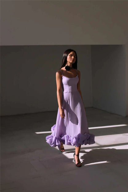Сlara Flower Hem Sexy Midi Dress