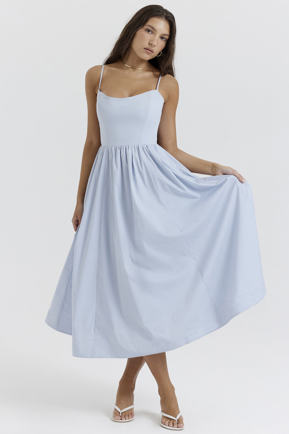 Joan A-line Loose Midi Dress