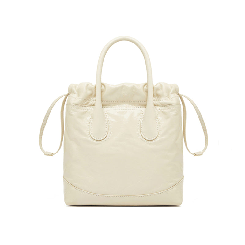 Margaret Genuine Leather Hobo Small Tote Handbag