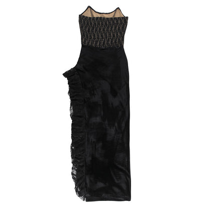 Kelly Lace Strapless Maxi Dress