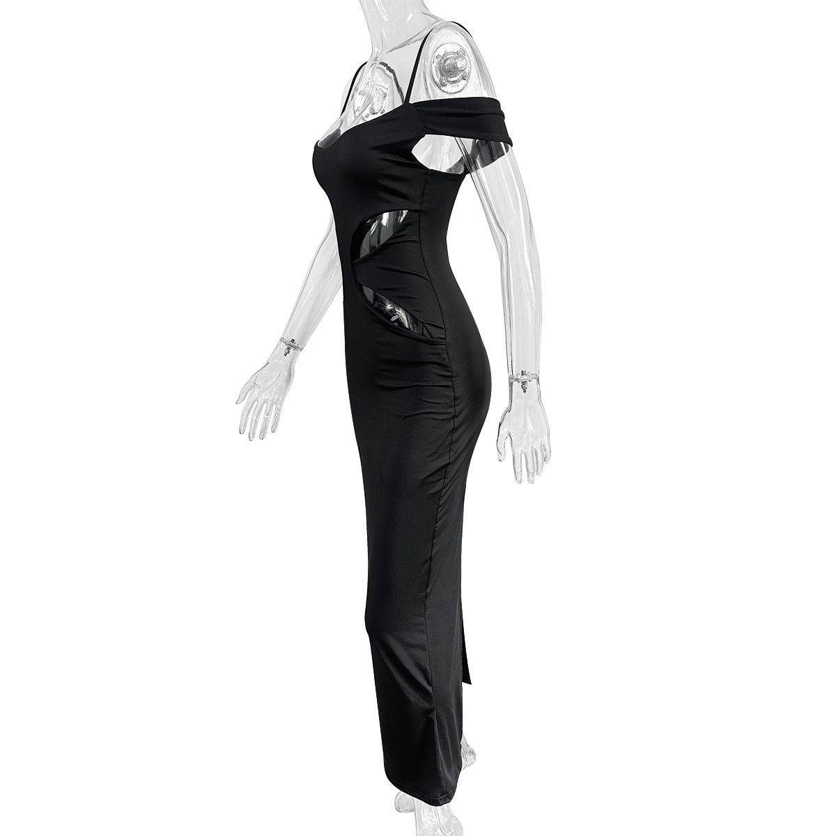 Lisa Hollow Out Spaghetti Strap Sexy Maxi Dress